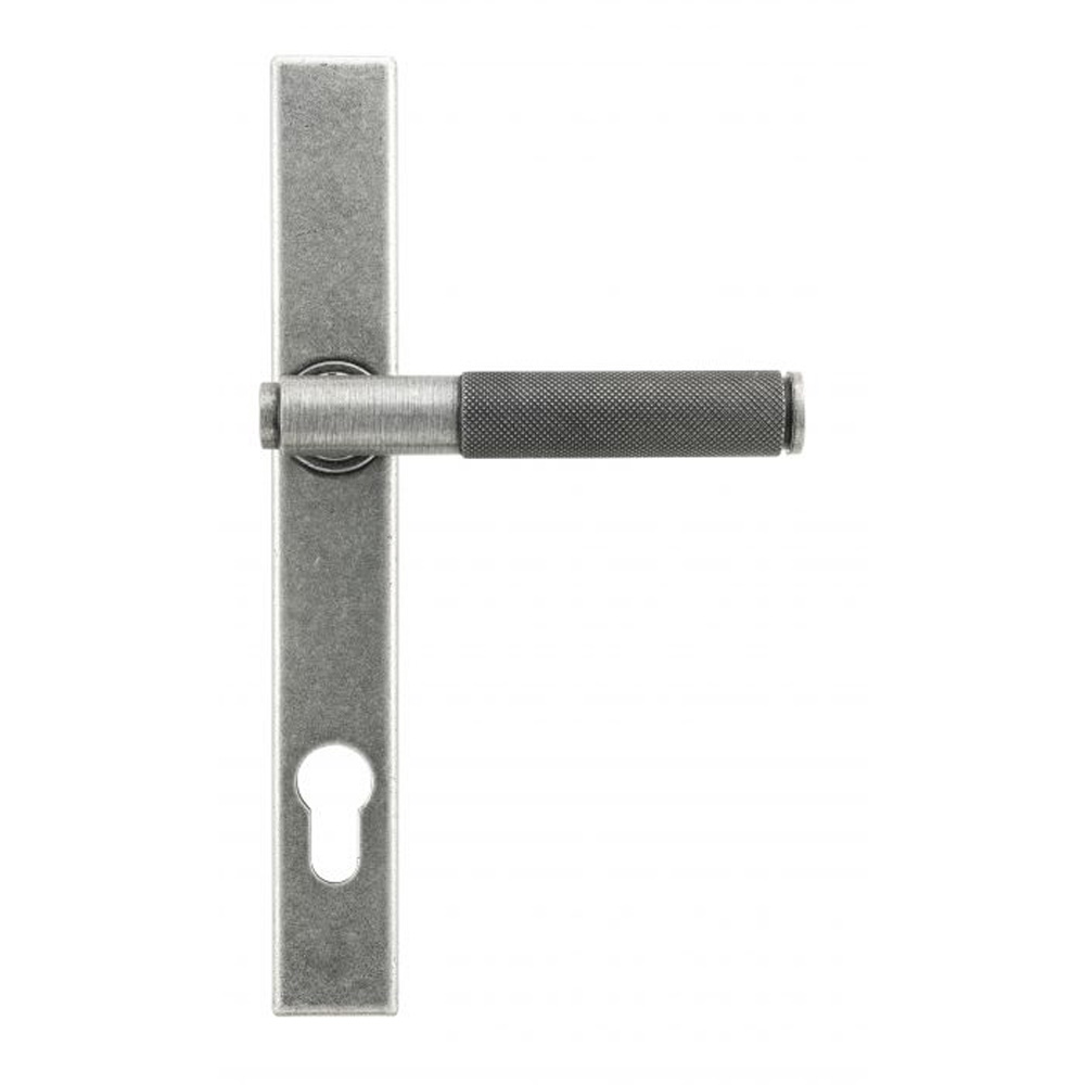 From the Anvil Brompton Slimline Lever Espag. Lock Set - Pewter - (Sold in Pairs)